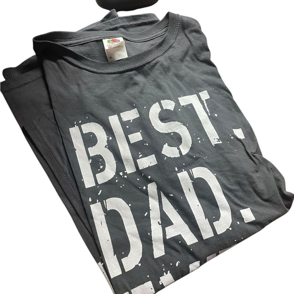 Gray 'Best Dad Ever' T-Shirt Size Xl New Never Worn Great Fathers Day Gift